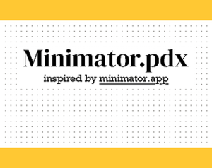 Minimator.pdx logo