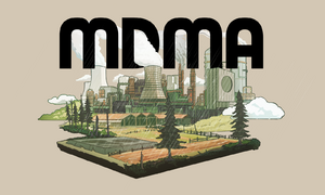 Mega Dystopia Micro Architect (MDMA) logo